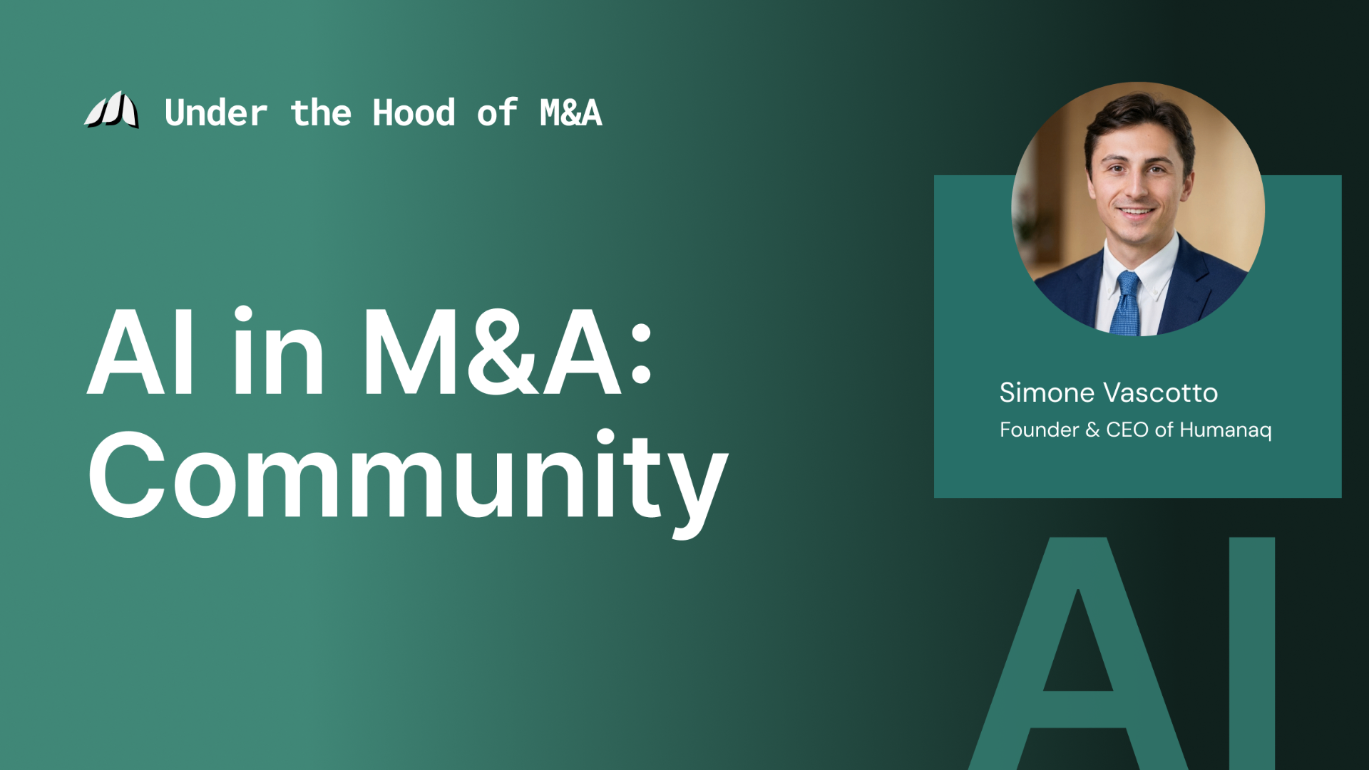 AI in M&A Community: Why This Group Exists and Who It's For