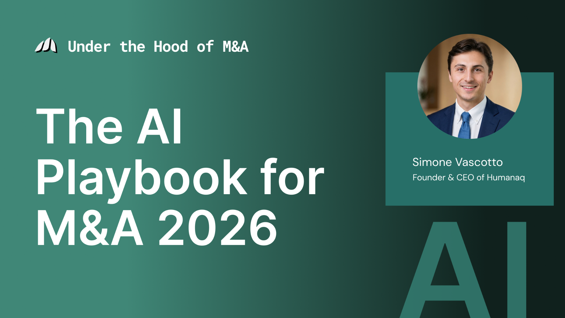 The AI Playbook for M&A 2026