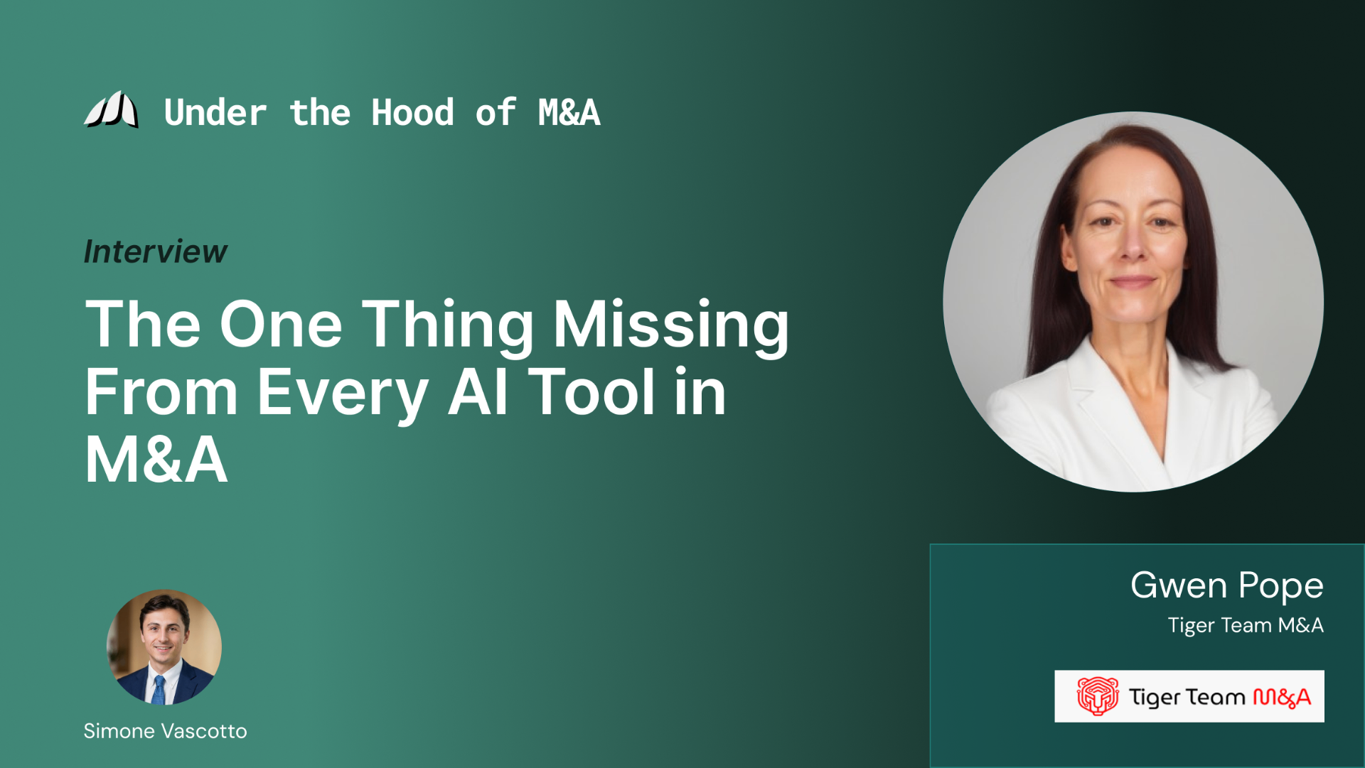 The One Thing Missing From Every AI Tool in M&A