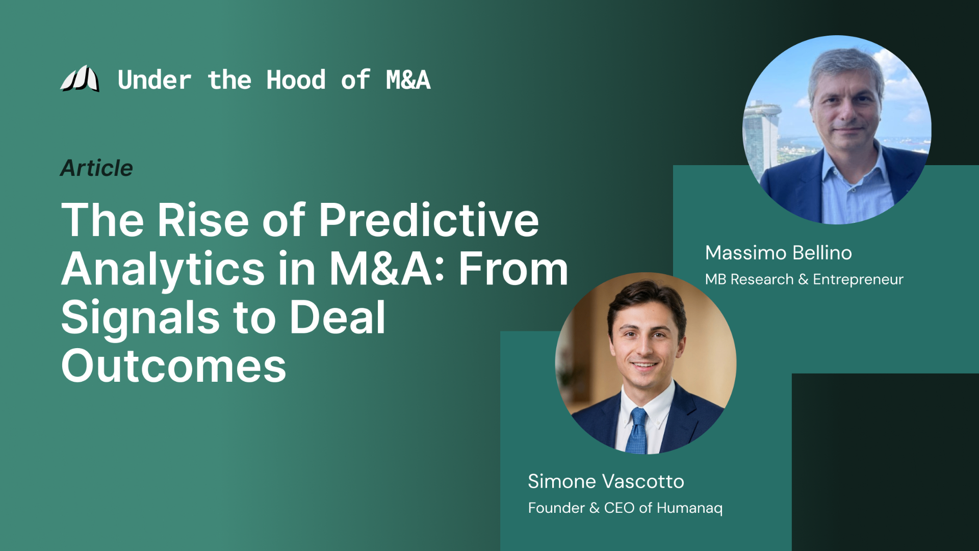 The Rise of Predictive Analytics in M&A: From Signals to Deal Outcomes