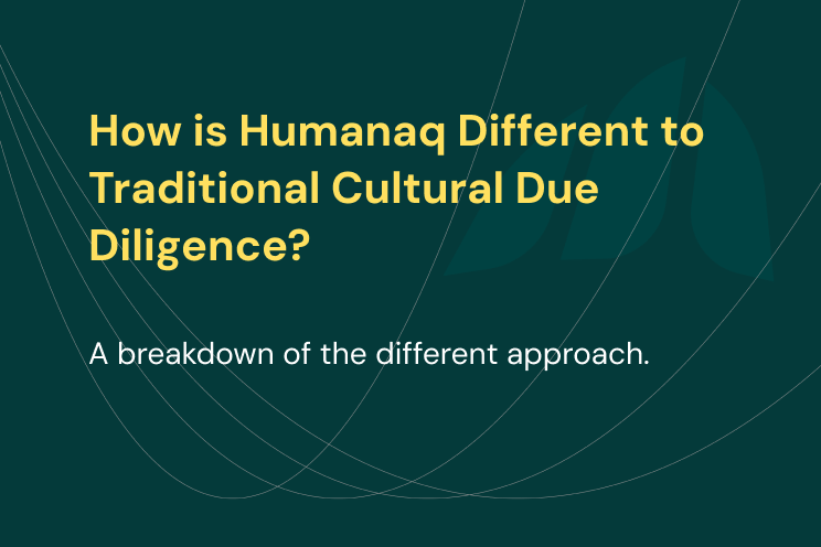 HumanaQ vs Traditional Culture Diligence Methods